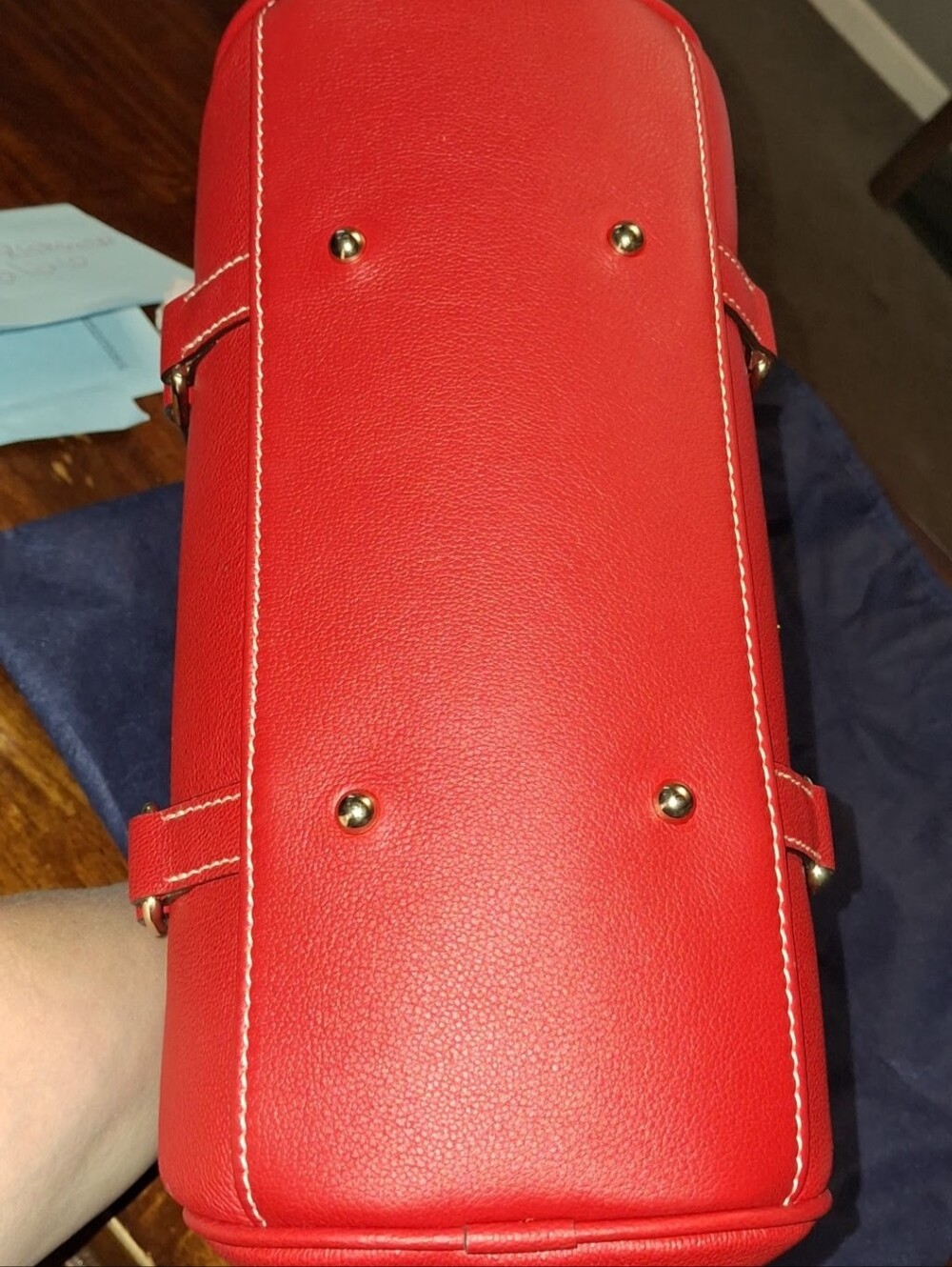 Dooney And Bourke Red Sorrento Satchel - Picture 5 of 5